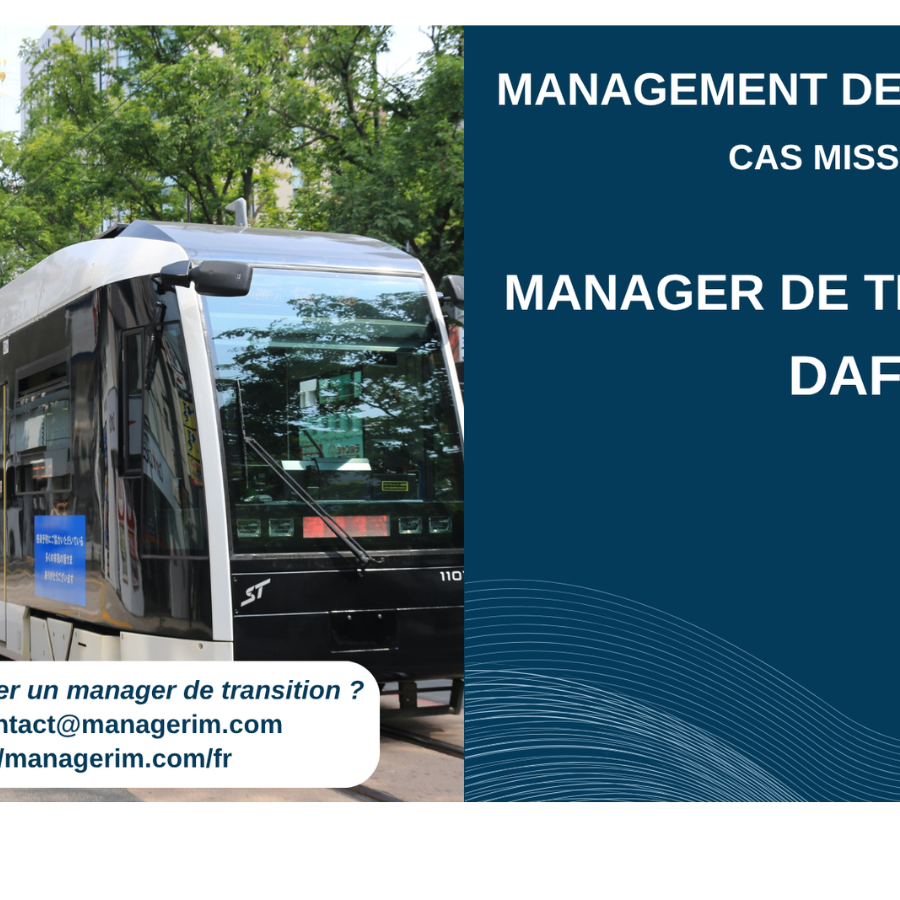 Manager de Transition DAF Opérateur de Transport de Passagers MANAGERIM