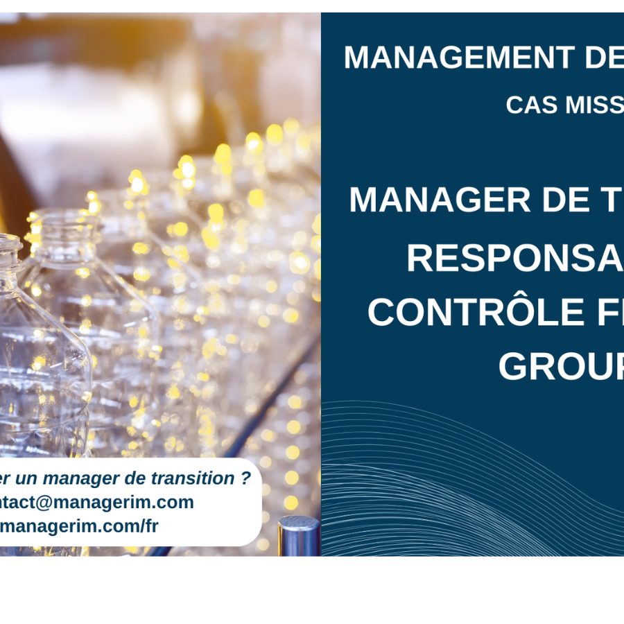 Manager de Transition Responsable du Contrôle Financier Groupe Packaging MANAGERIM