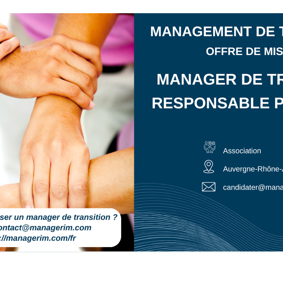 Manager de Transition Responsable Paie & ADP Secteur Associatif Association MANAGERIM