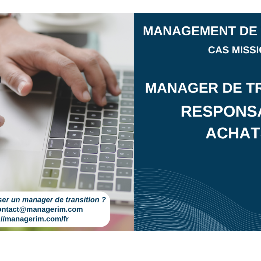Manager de Transition Responsable Achats secteur financier MANAGERIM
