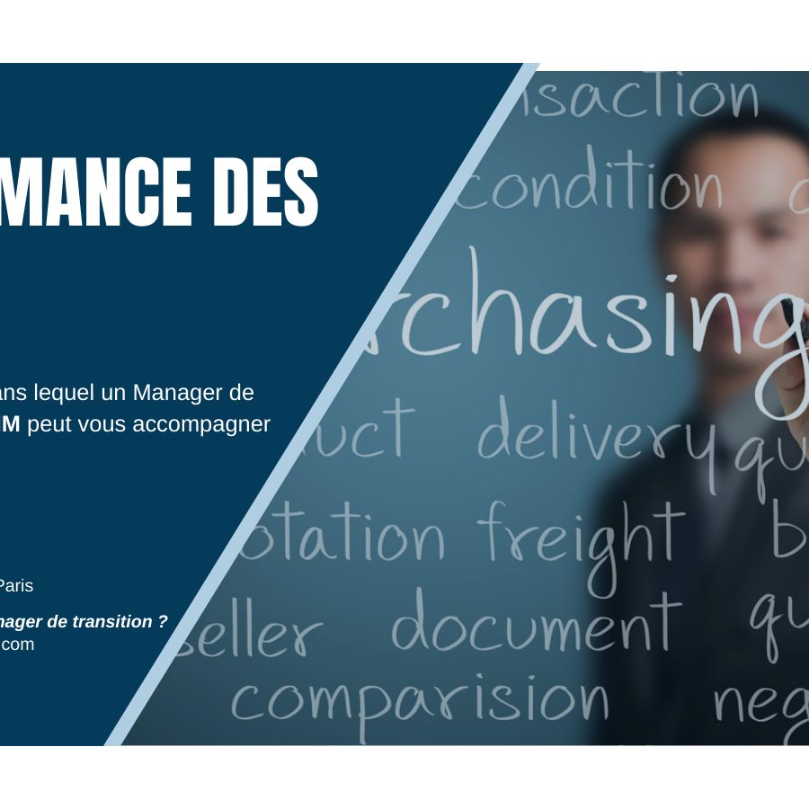 Enjeu Transition : Renforcer la Performance des Achats avec le Management de Transition