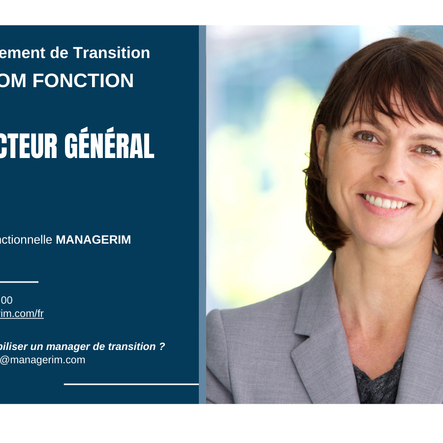 Manager de Transition Directeur Général MANAGERIM 