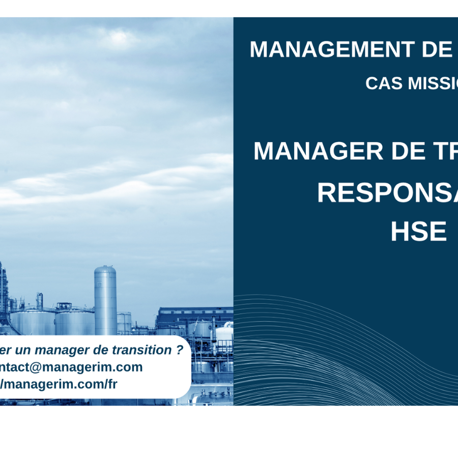Management de Transition Responsable HSE Industrie Automobile MANAGERIM