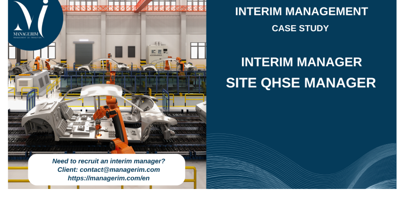 Interim Manager Site QHSE Manager MANAGERIM