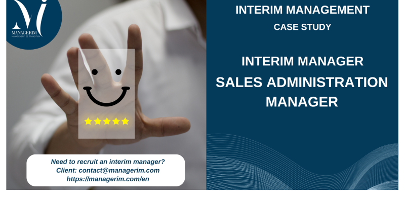 Interim Manager Sales Administration Manager MANAGERIM