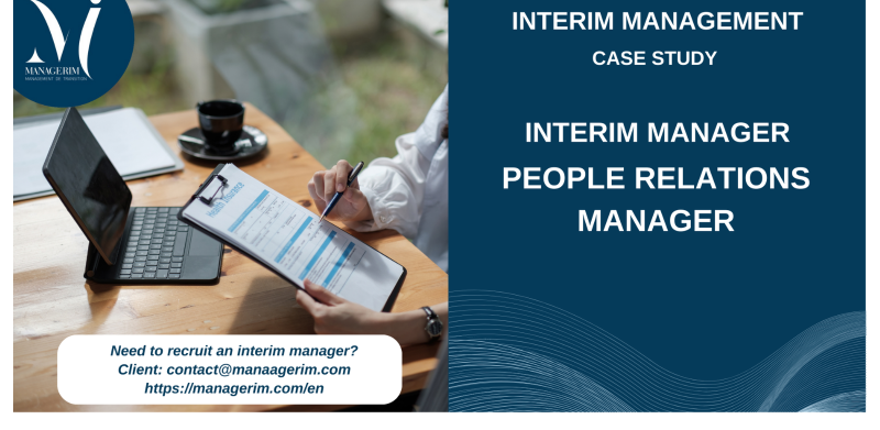 Interim Manager People Relations Manager MANAGERIM
