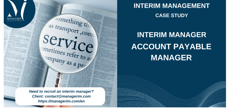 Interim Manager Accounts Payable Manager MANAGERIM