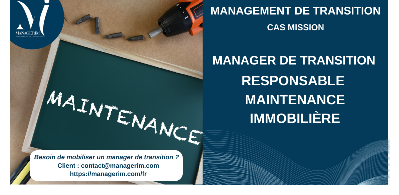 Manager de Transition Responsable Maintenance MANAGERIM