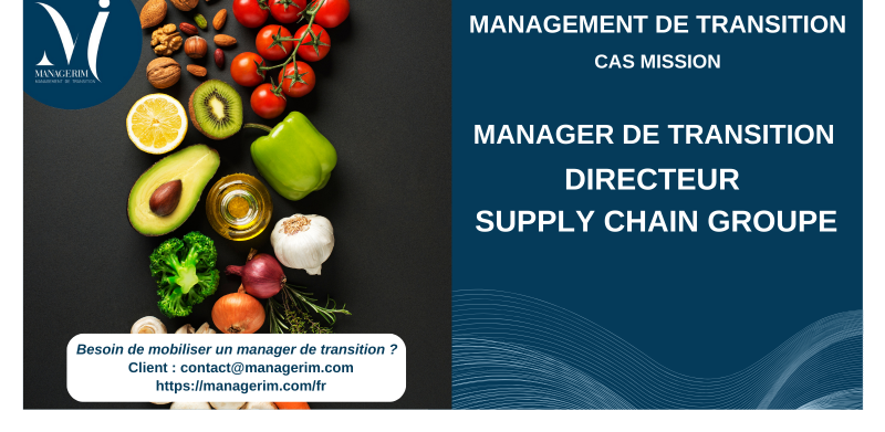 Manager de Transition Directeur Supply Chain Groupe MANAGERIM