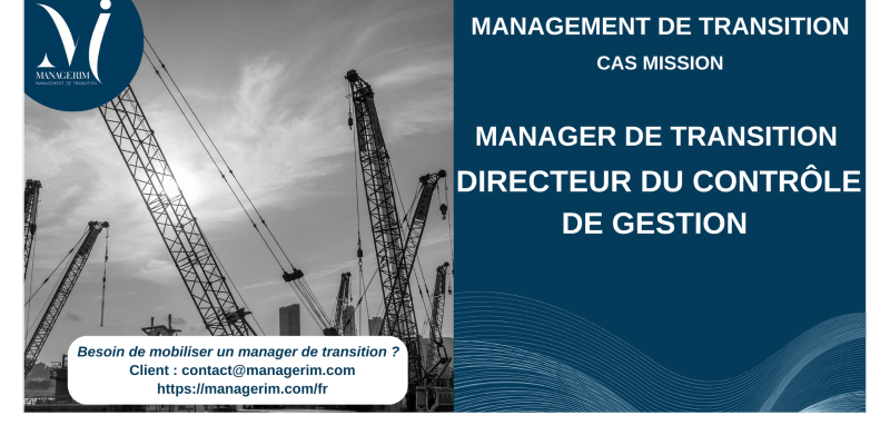 Manager de Transition Directeur Contrôle de Gestion Equipements Industriels MANAGERIM