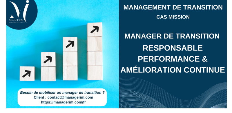 Manager de Transition Responsable Amélioration de la Performance et amélioration Continue Agroalimentaire MANAGERIM