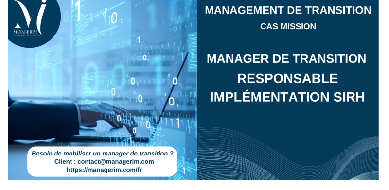 Manager de Transition Chef de Projet SIRH Services assurances MANAGERIM