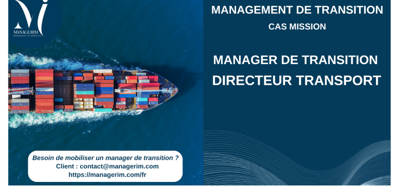 Manager de Transition Directeur Transport Secteur Logistique MANAGERIM