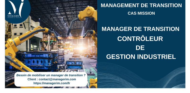 Manager de Transition Contrôleur de Gestion Industriel MANAGERIM