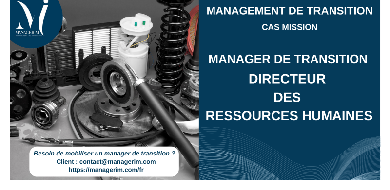 Manager de Transition Directeur des Ressources Humaines DRH Automobile MANAGERIM
