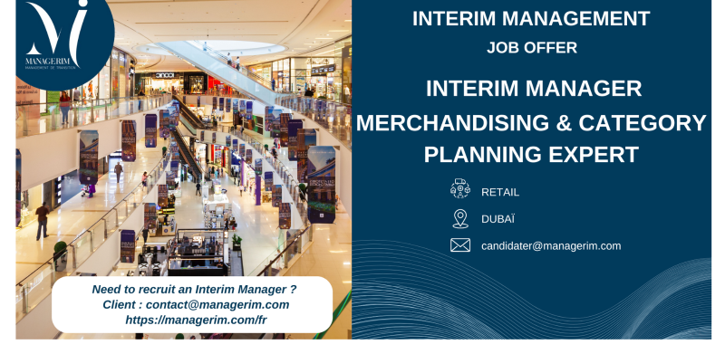 Interim Manager Merchandising & Category Planning Expert MANAGERIM