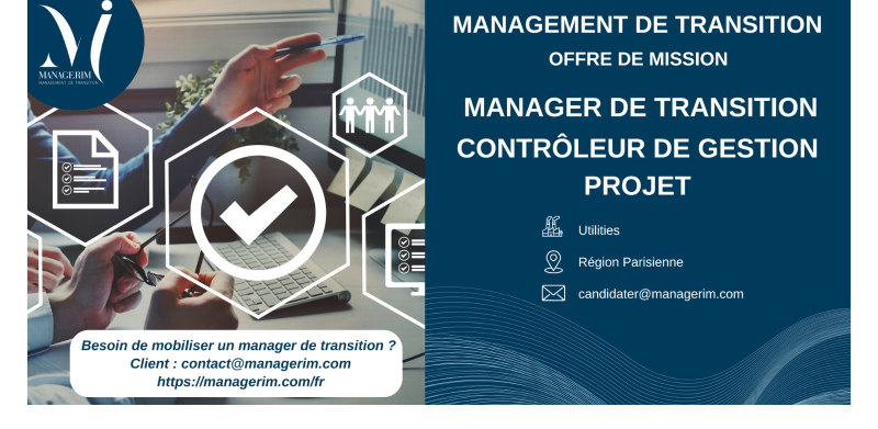 Manager de Transition RAF / Regional Finance Manager Utilities MANAGERIM
