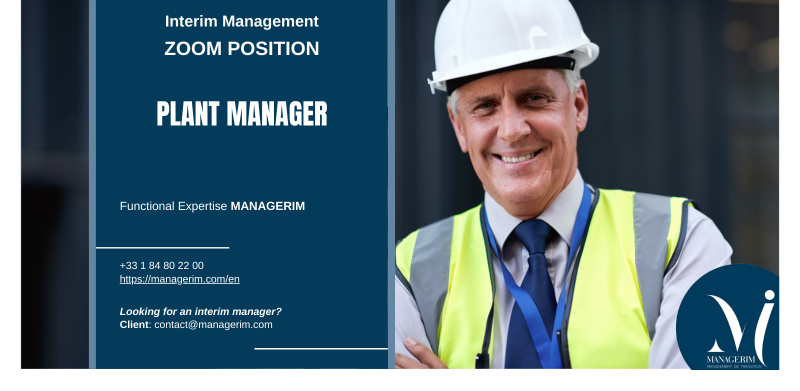 Interim Manager Plant Manager MANAGERIM