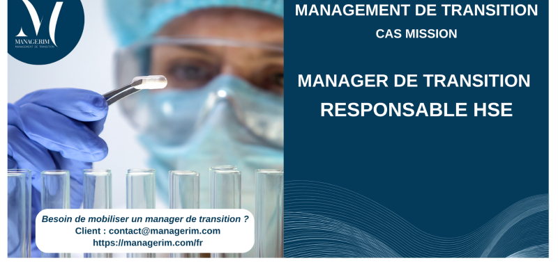 Management de Transition Repsonsable HSE Industrie Chimie chimique MANAGERIM