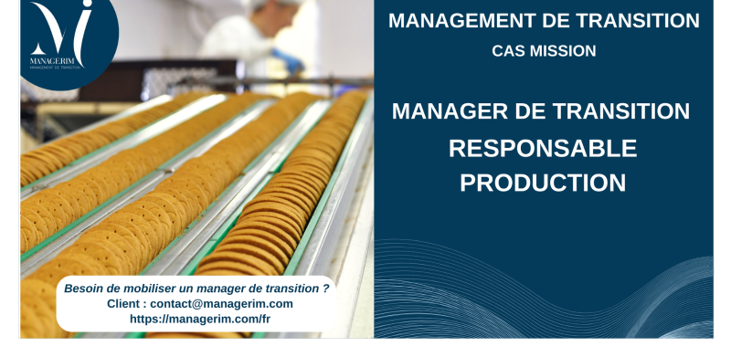 Manager de Transition Responsable Production Agroalimentaire MANAGERIM