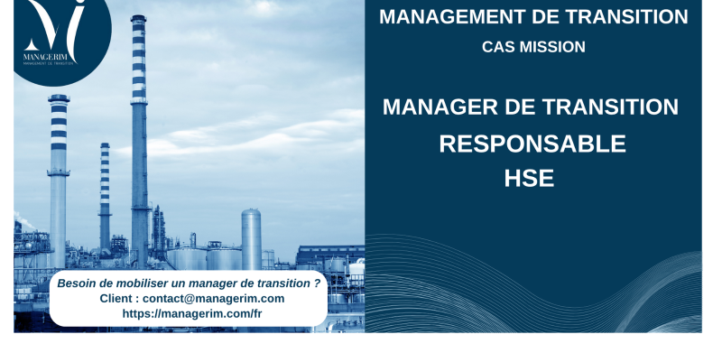 Management de Transition Responsable HSE Industrie Automobile MANAGERIM